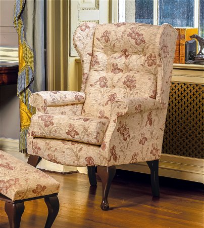 Sherborne - Brompton Wing Chair with High Seat